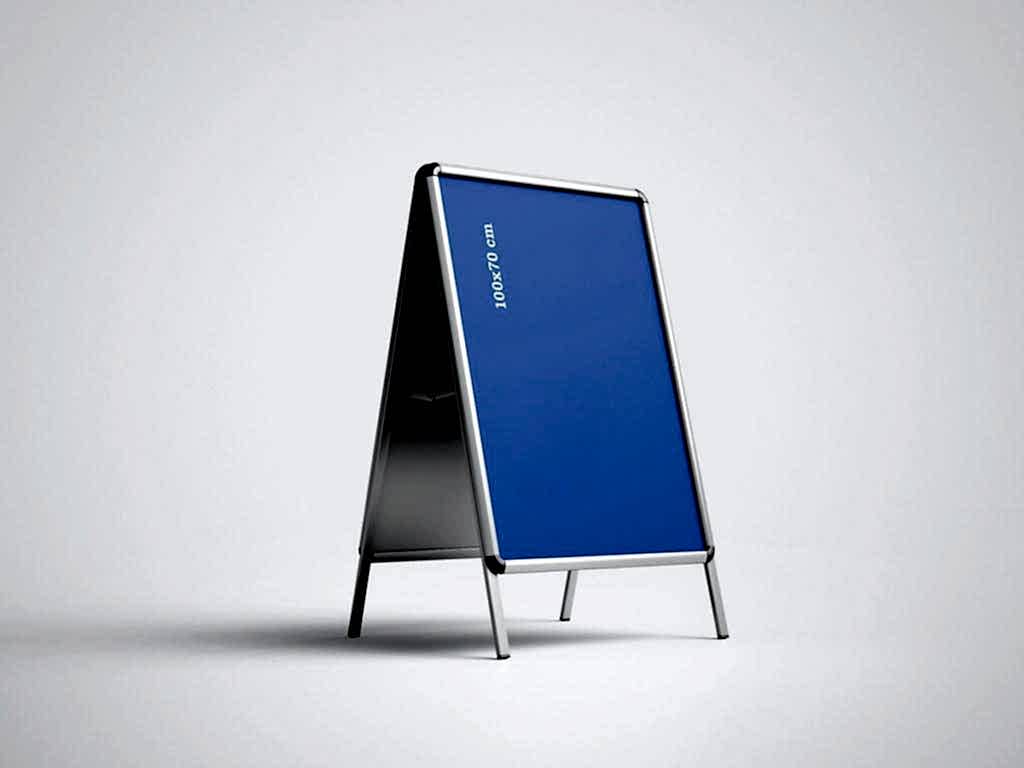 Все о рекламных штендерах