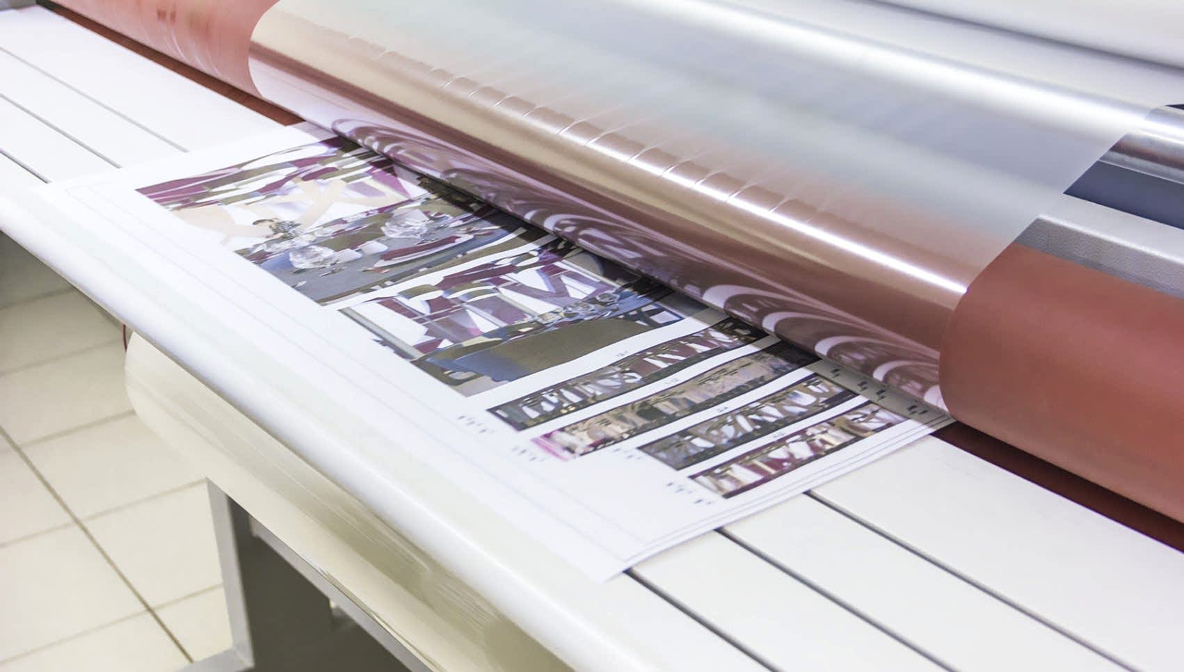 Ламинация в широкоформатной печати