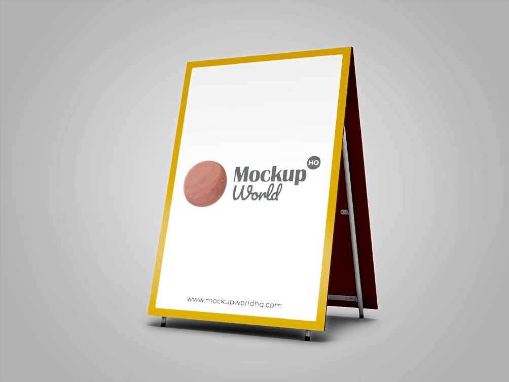 макет нестандартного штендера