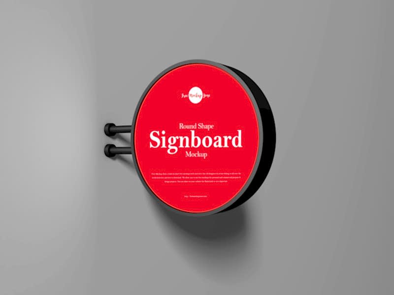 Вывеска на панеле кронштейн