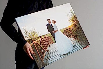 Свадебная фотография большого формата 