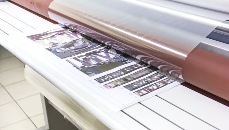 Ламинация в широкоформатной печати