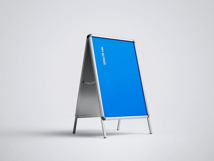 Все о рекламных штендерах