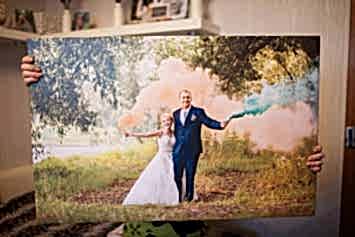 Свадебная фотография большого размера